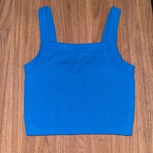 Cotton On Bright Blue Crop Top
